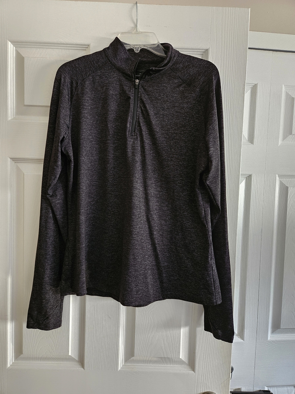 Slazenger Women's Quarter-Zip Top - Heather Charcoal. Size L